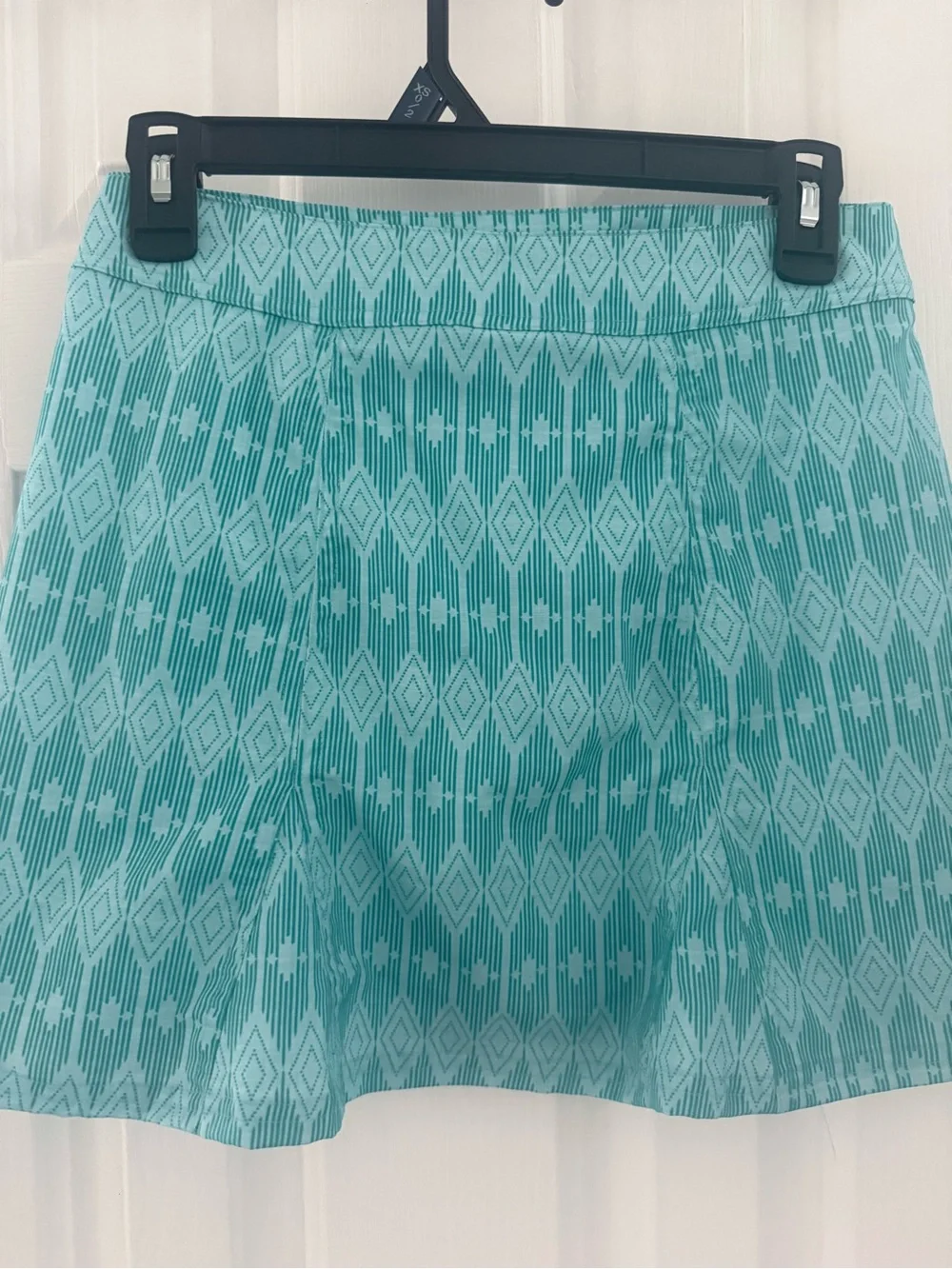 RipSkirt Hawaii Aqua Geometric Pattern Women's Skirt XS